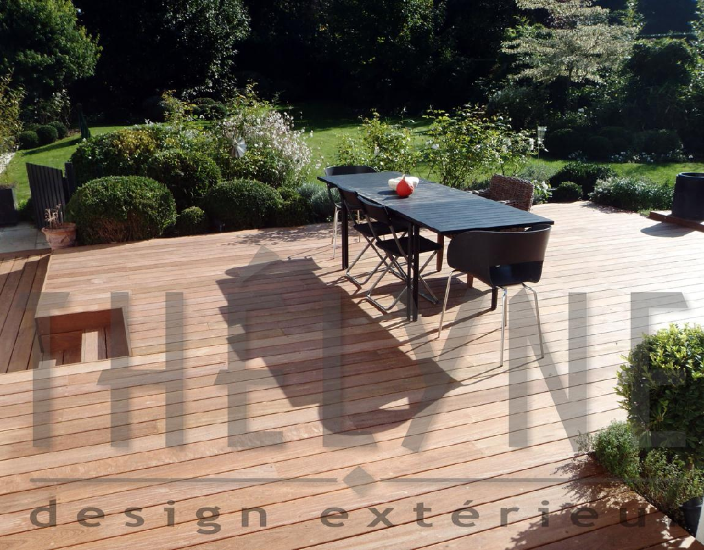 Terrasse bois exotique en essence IPE.