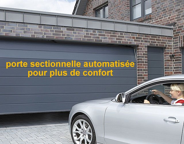 Porte de garage automatisée pour plus de confort