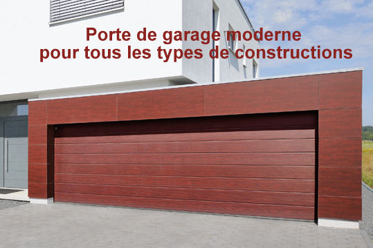 Porte de garage moderne pour répondre à tous les styles