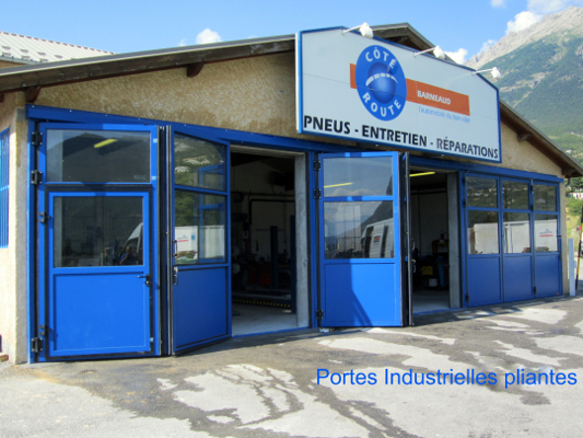 Portes industrielles pliantes -Guillestre