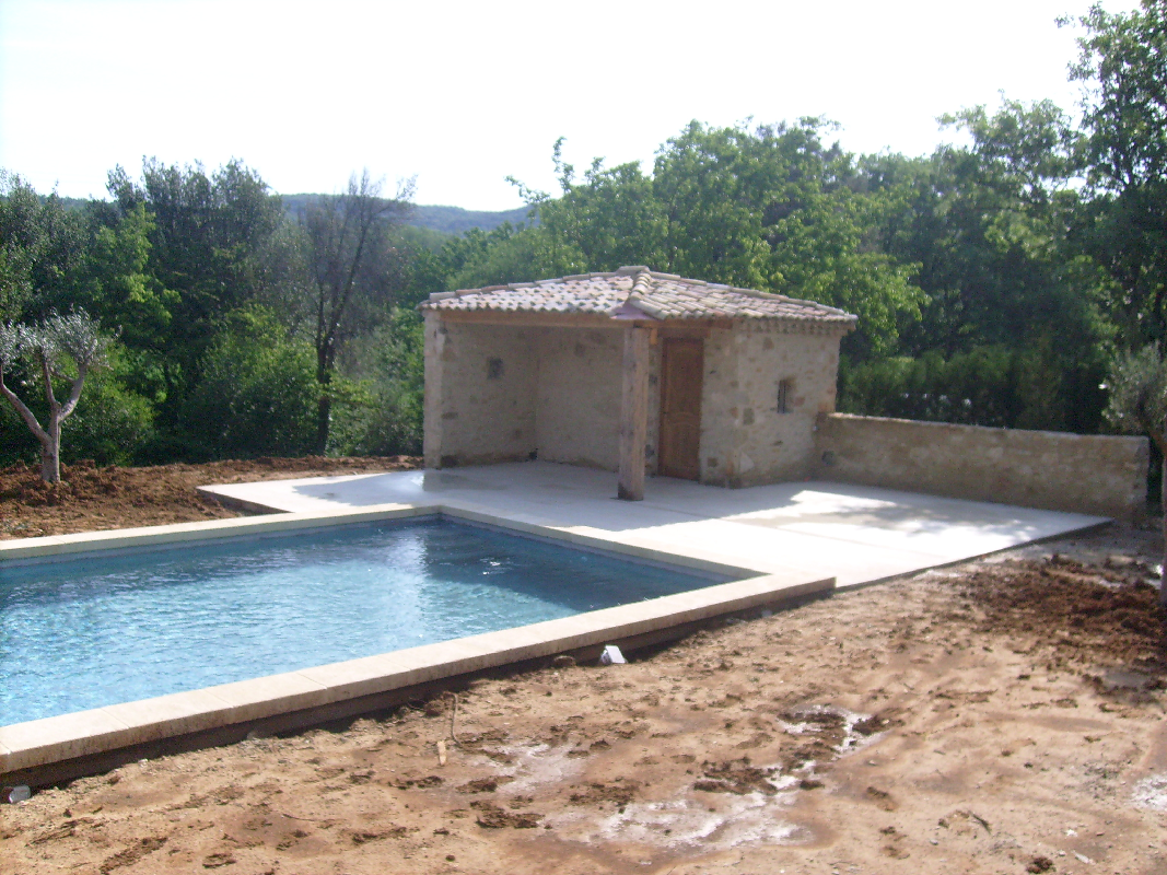 pool house terminé