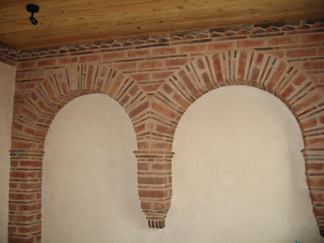 maçonnerie décorative en briques