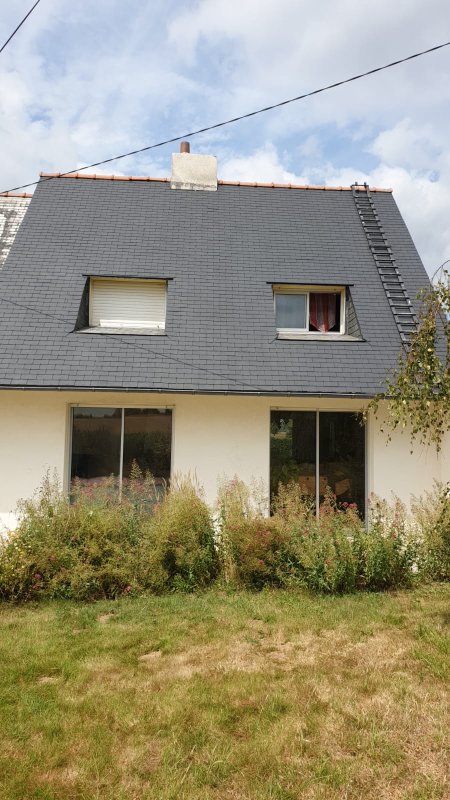 Rénovation et application d'une peinture toiture