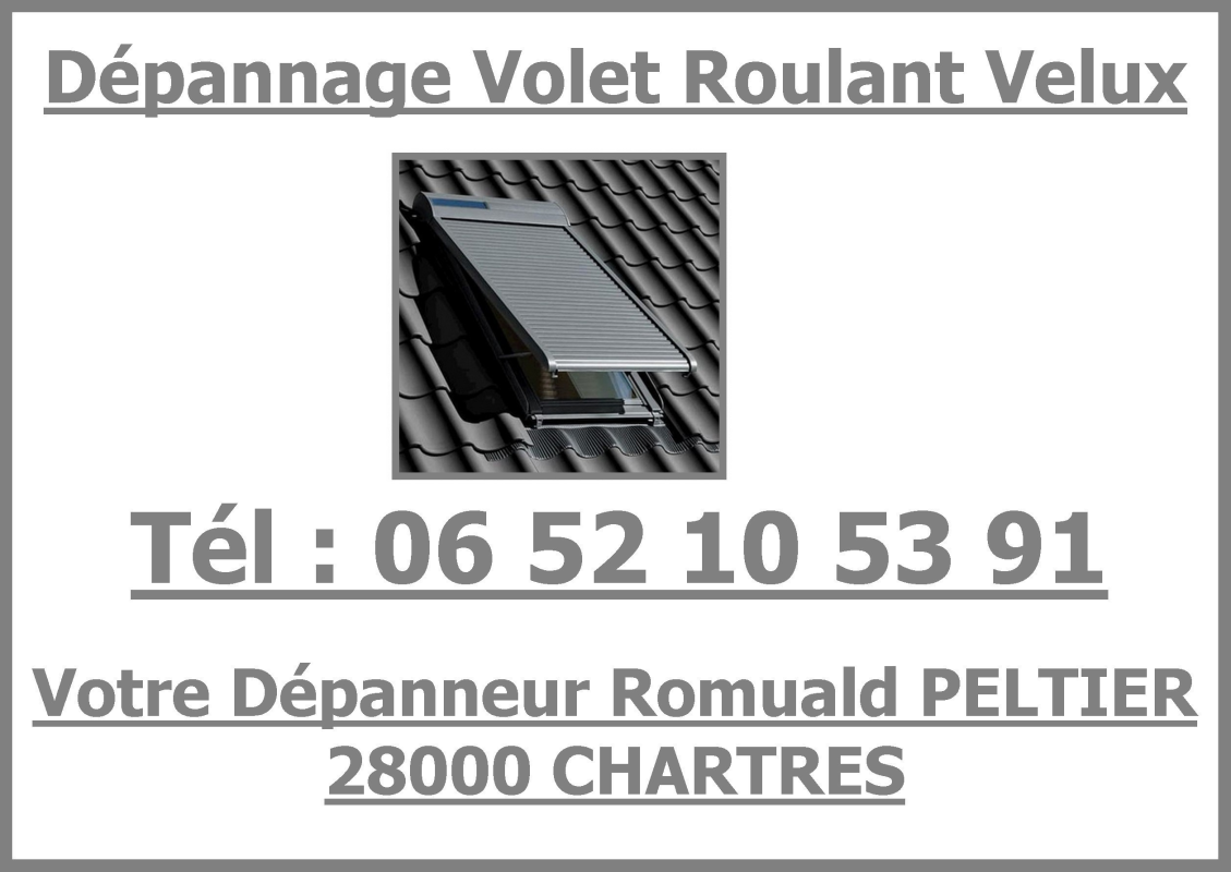 Dépannage Volets Roulants Velux (électriques ou solaires)