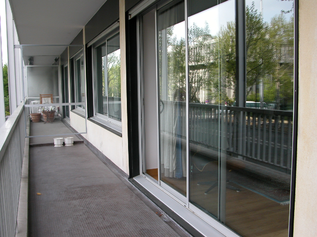 Le Réamagement d'un Appartement, porte fenêtre alu avec vitrage thermo phonique